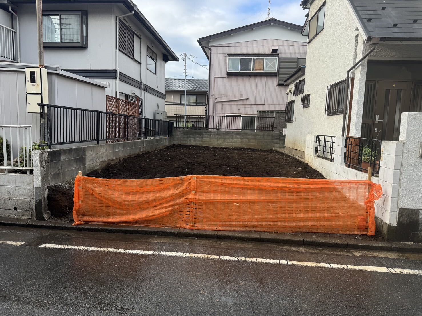 横浜市鶴見区北寺尾の解体工事の画像