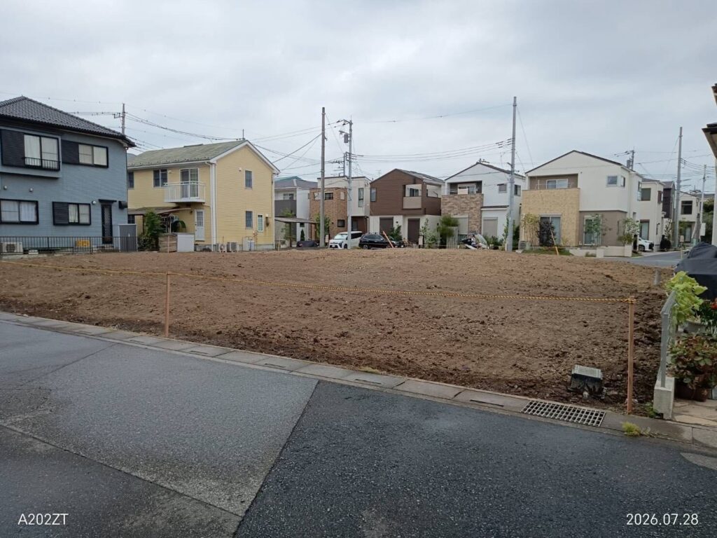 越谷市南荻島の解体工事