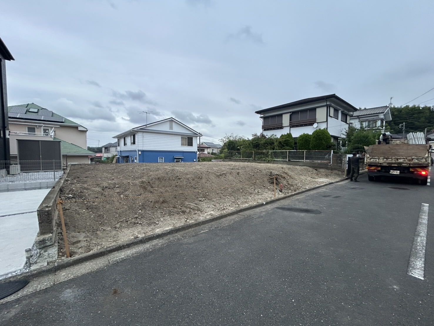横浜市金沢区西柴の解体工事の画像