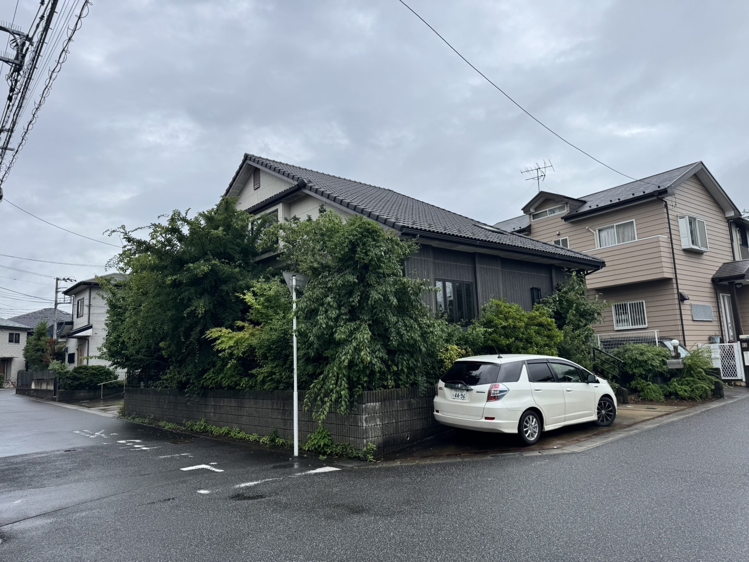 流山市おおたかの森西の解体工事の画像