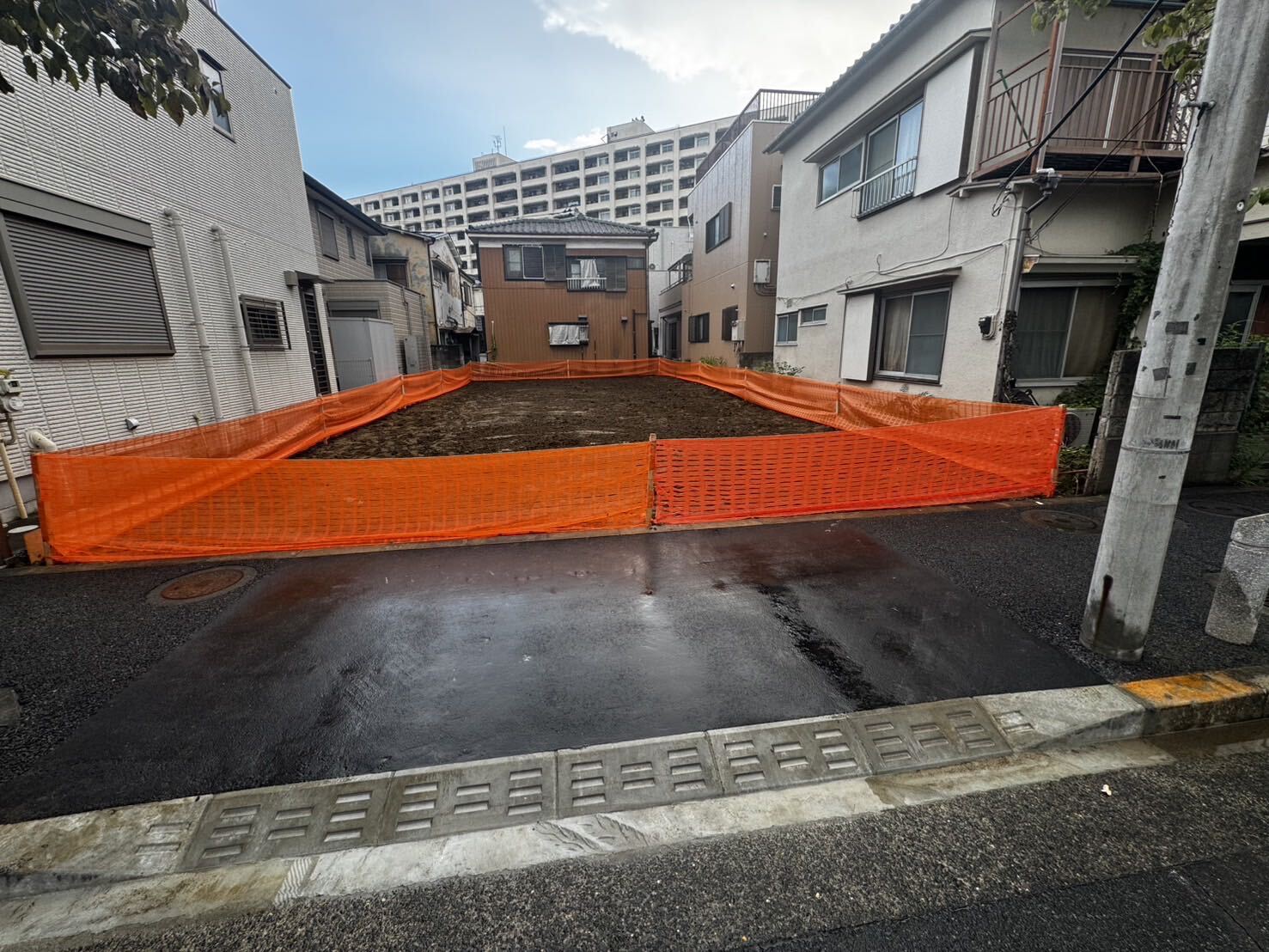 葛飾区東金町の解体工事の画像