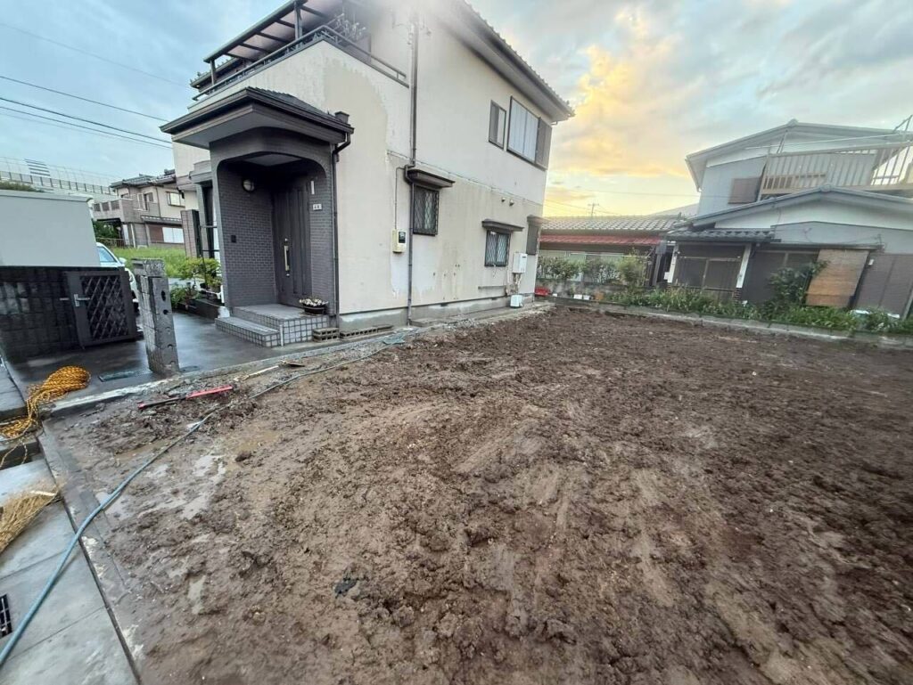 三郷市鷹野の解体工事