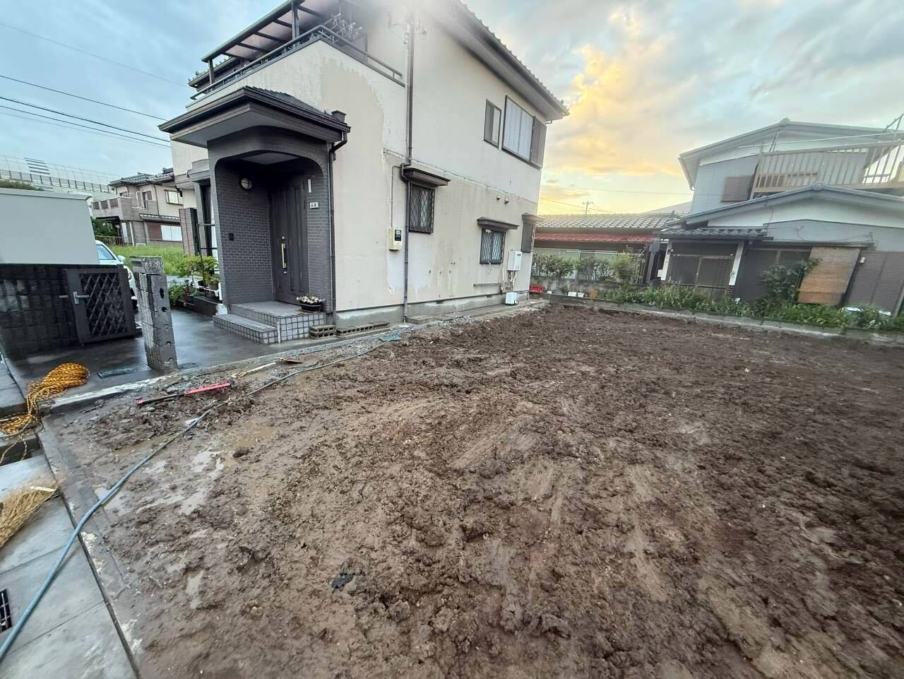 三郷市鷹野の解体工事の画像
