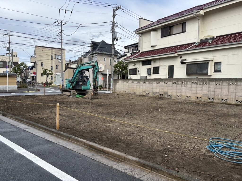 葛飾区東新小岩の解体工事