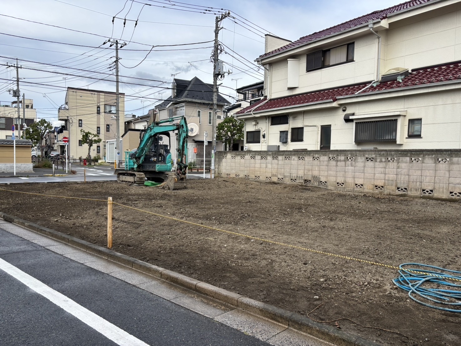 葛飾区東新小岩の解体工事の画像