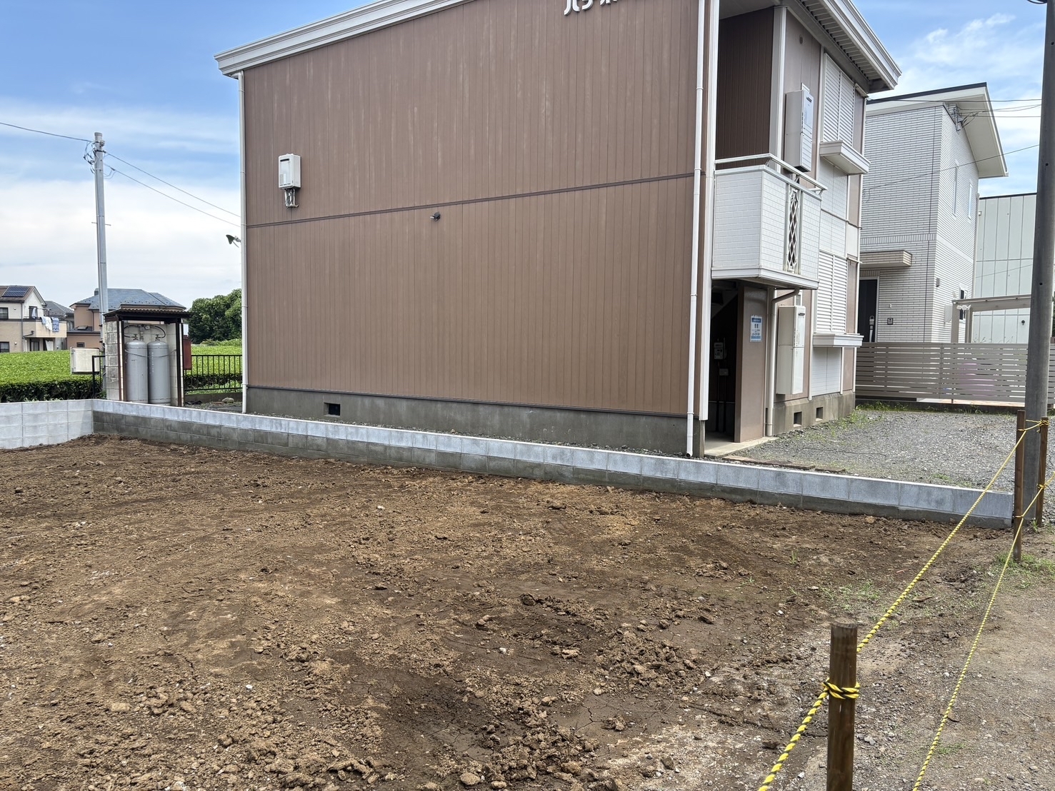 所沢市北秋津の解体工事の画像
