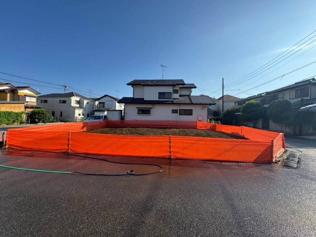 八千代市上高野の解体工事