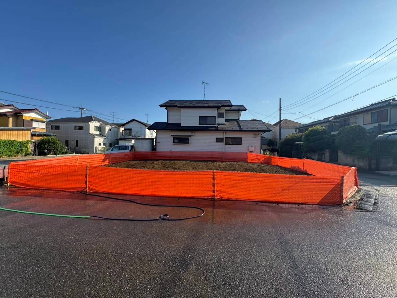 八千代市上高野の解体工事の画像