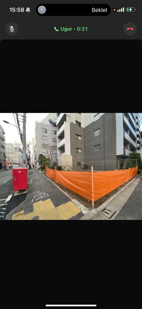 港区新橋の解体工事