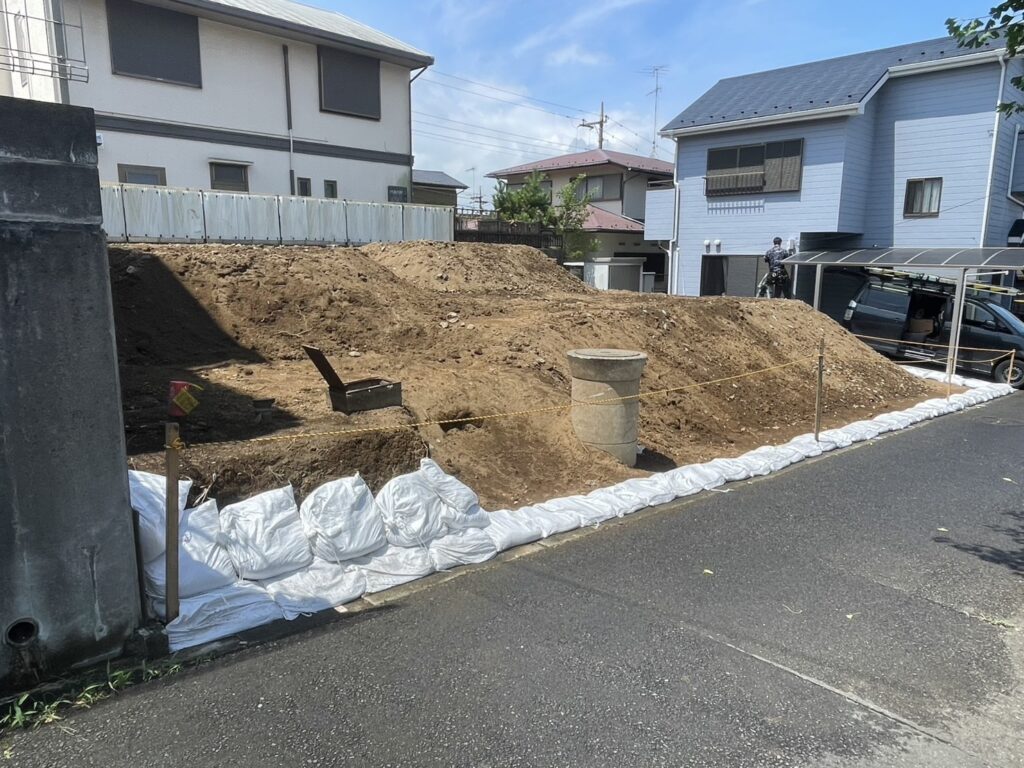 海老名市国分寺台の解体工事