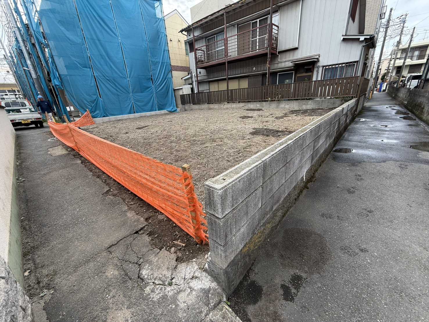 川崎市川崎区小田の解体工事の画像