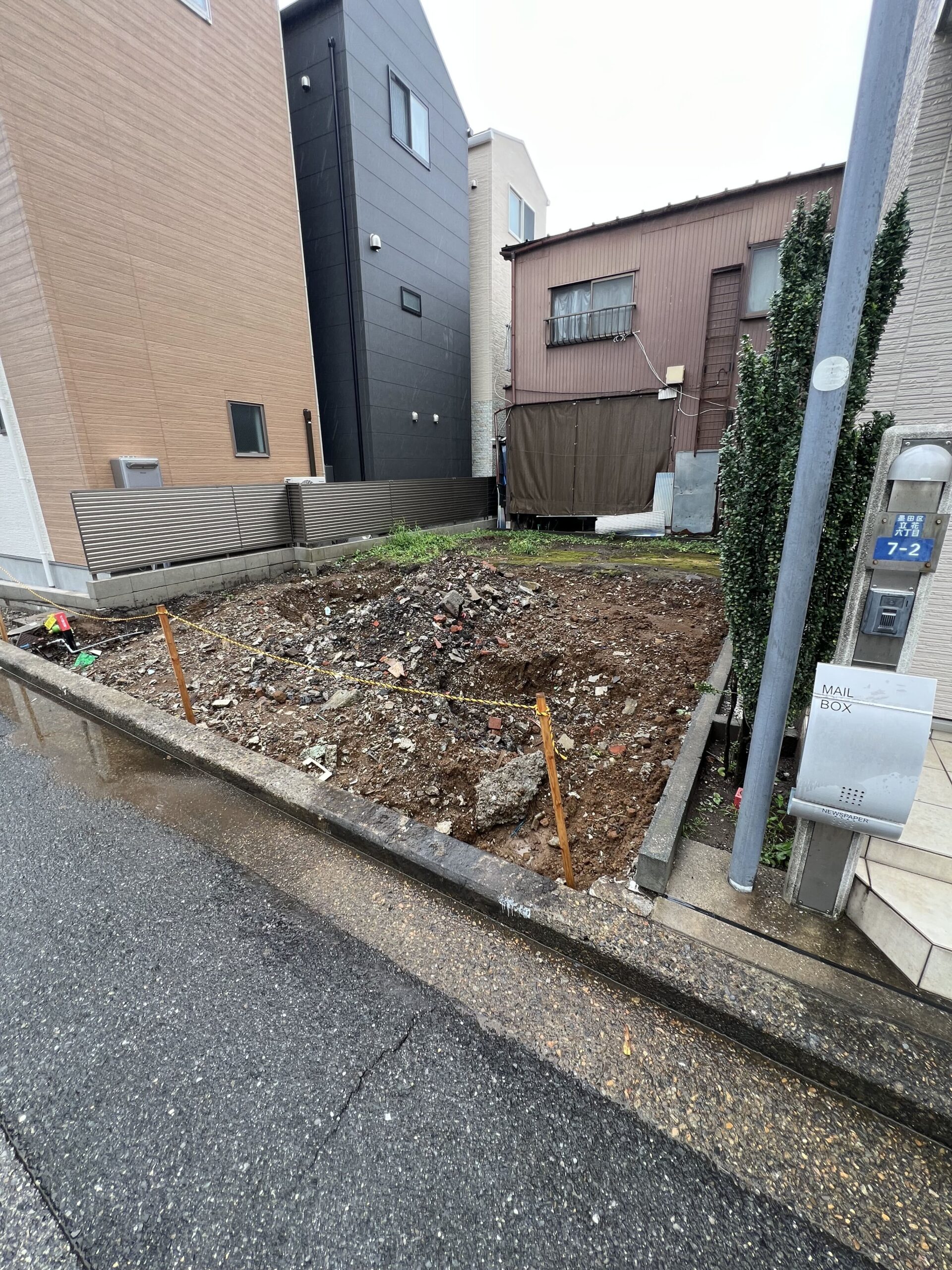 墨田区立花の解体工事の画像