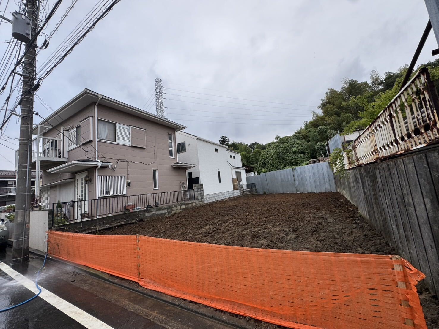 横浜市青葉区たちばな台の解体工事の画像