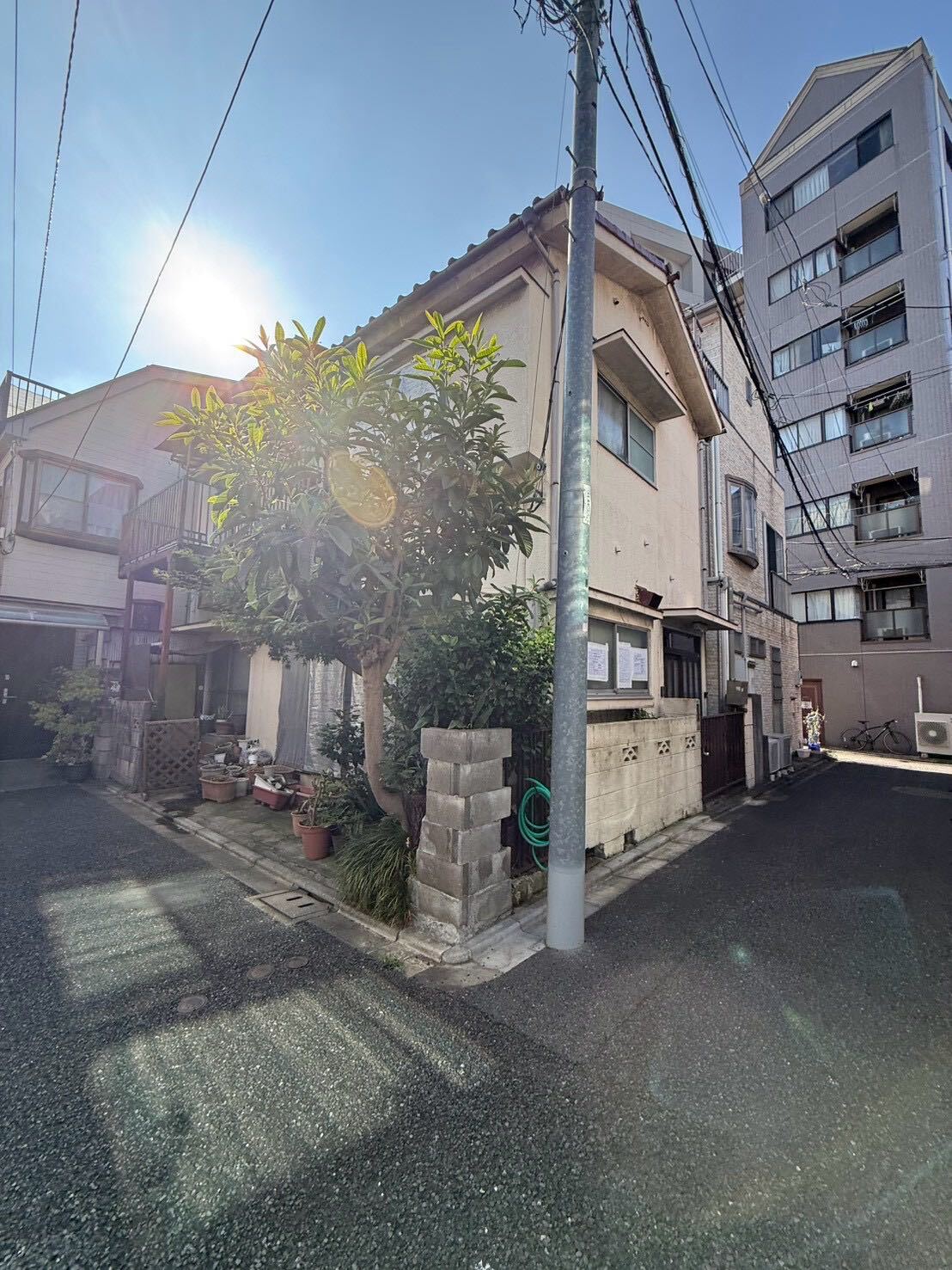 文京区向丘の解体工事の画像