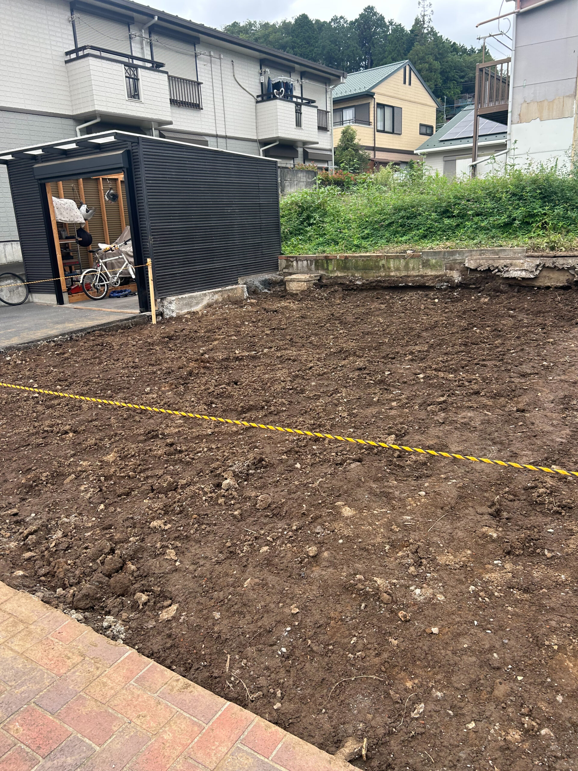 青梅市勝沼の解体工事の画像