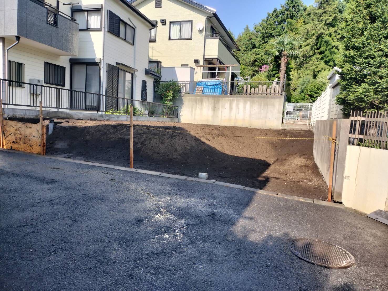 座間市緑が丘の解体工事の画像