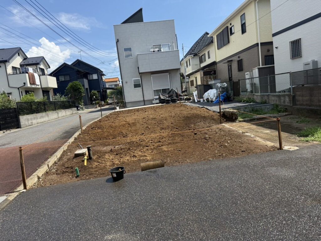 流山市美原の解体工事