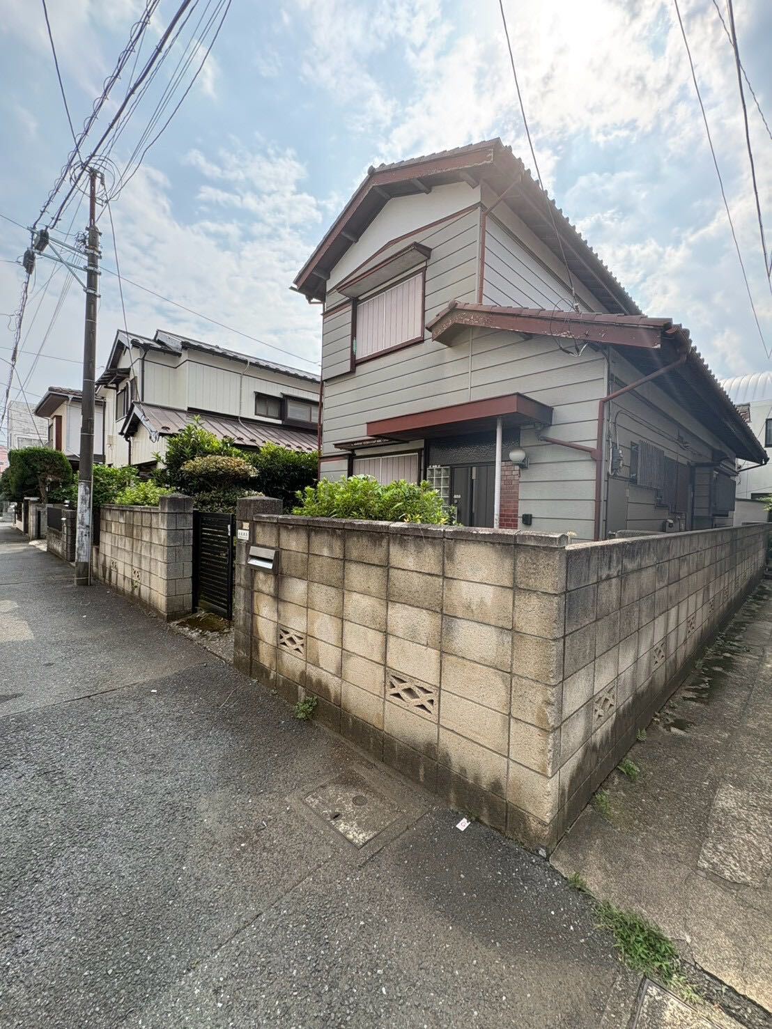 調布市菊野台の解体工事の画像
