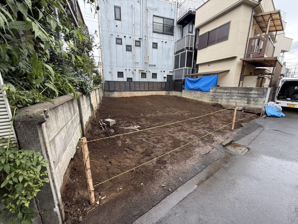 国立市北の解体工事