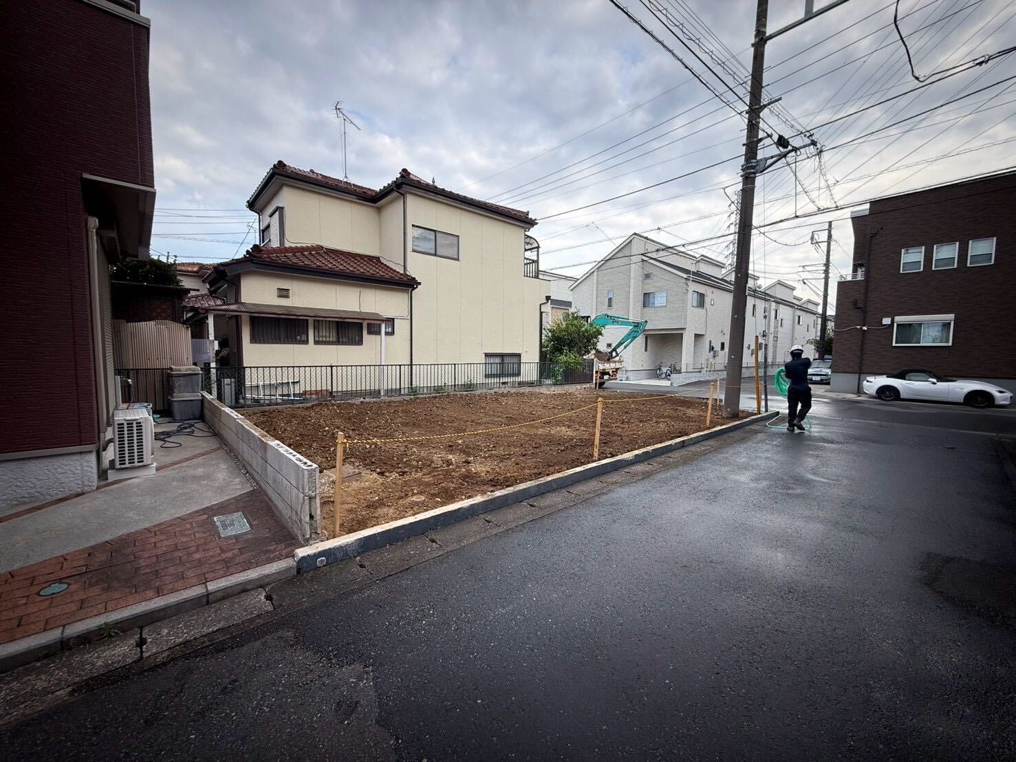 越谷市大里の解体工事の画像