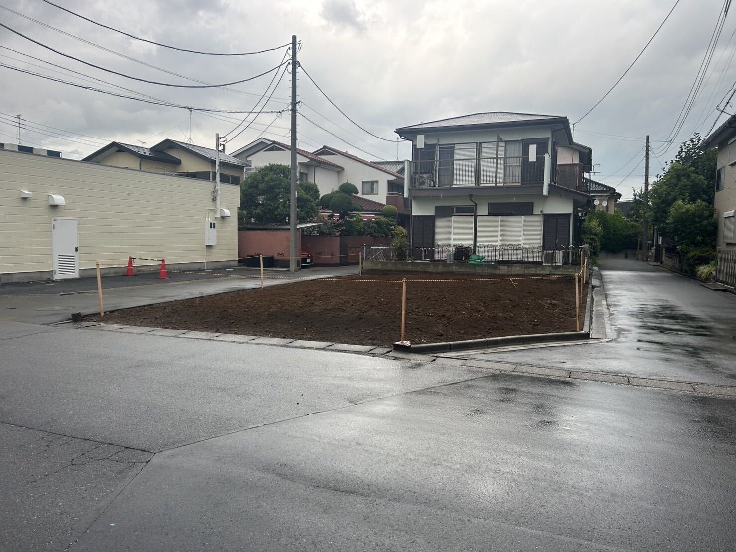 越谷市赤山町の解体工事の画像