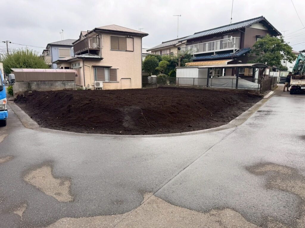 座間市緑が丘の解体工事