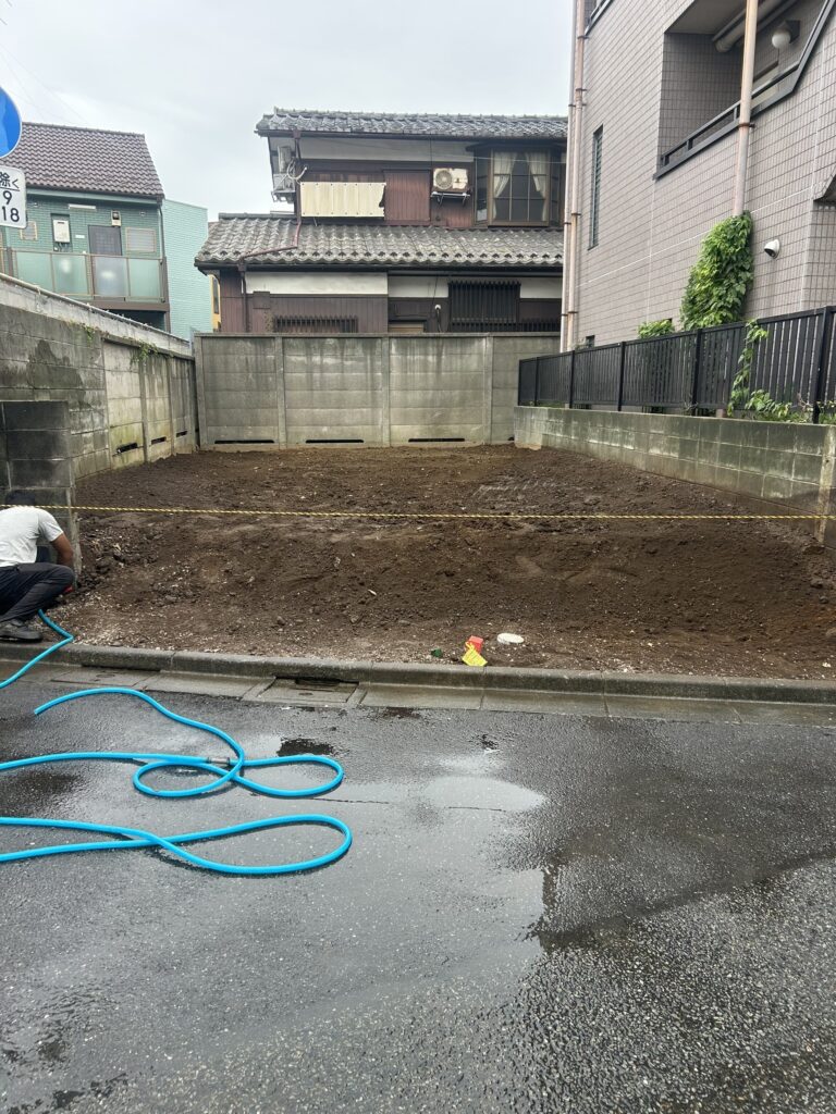 杉並区久我山の解体工事